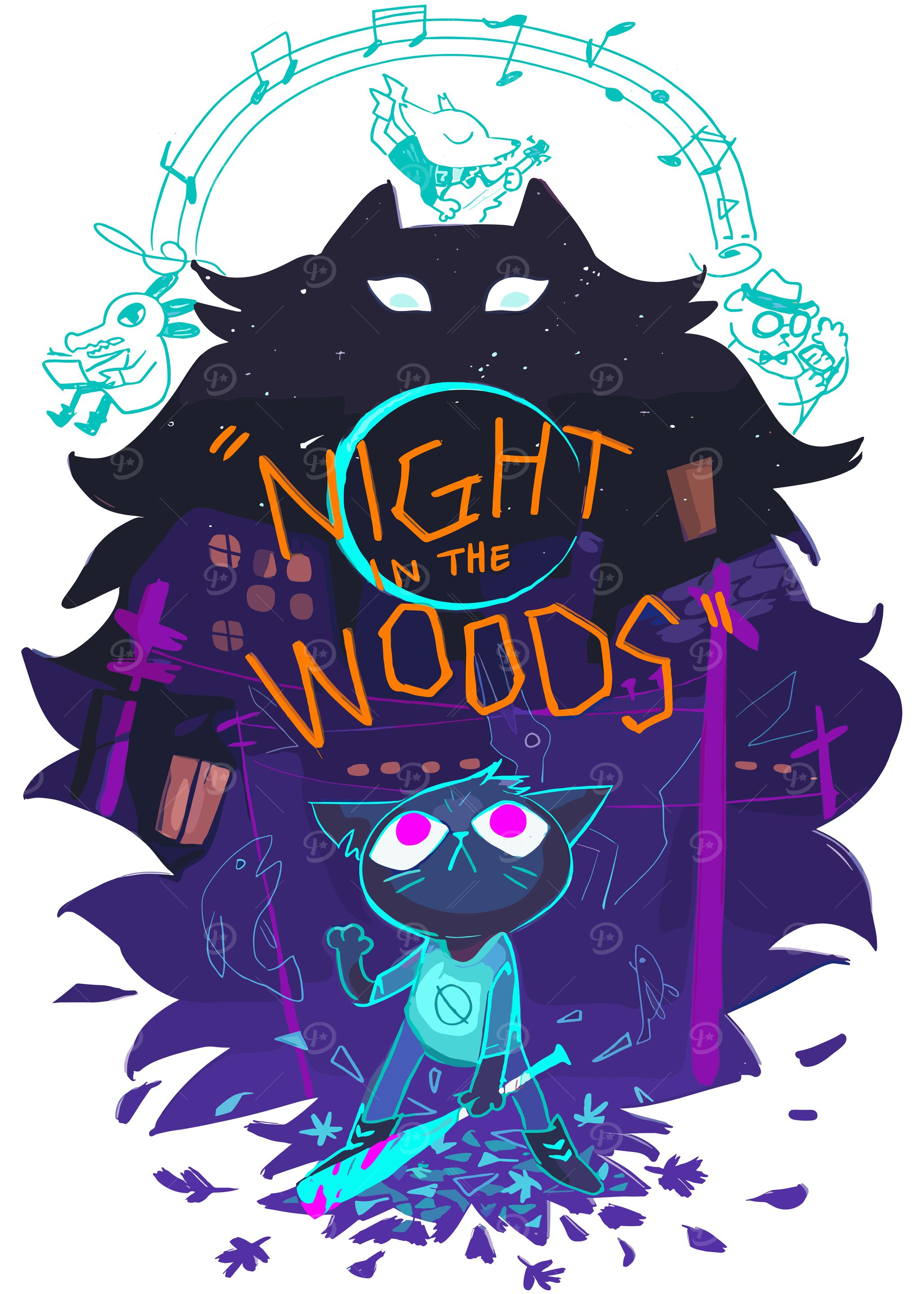 Night in the Woods Illustration