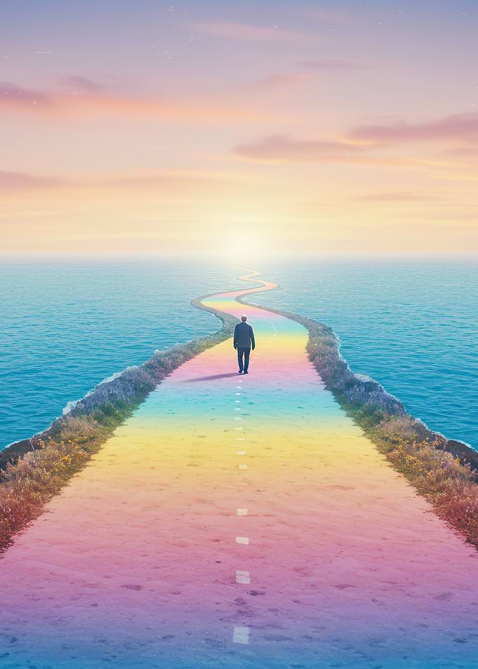 Rainbow Road to the Horizon