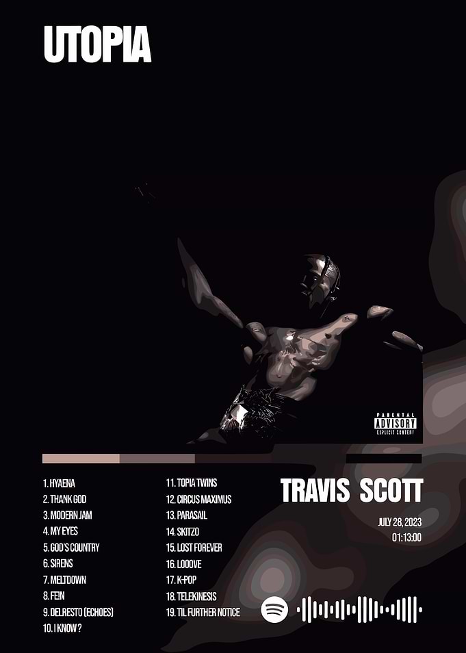 Travis Scott Utopia Album Cover
