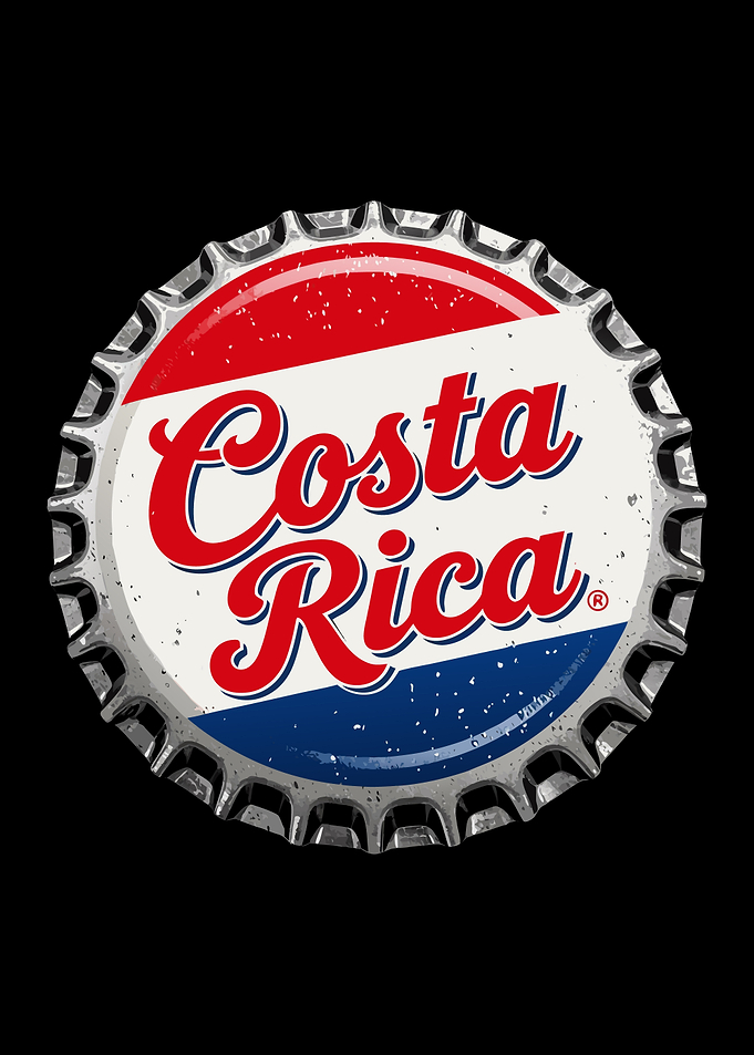 Costa Rica Bottle Cap Design