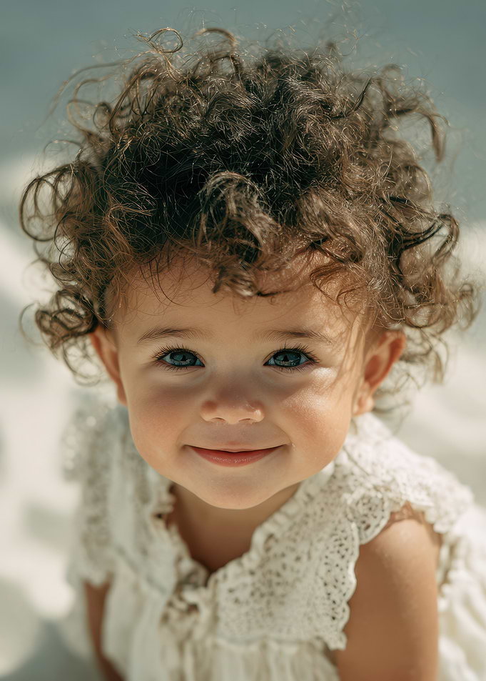 Smiling Toddler Portrait