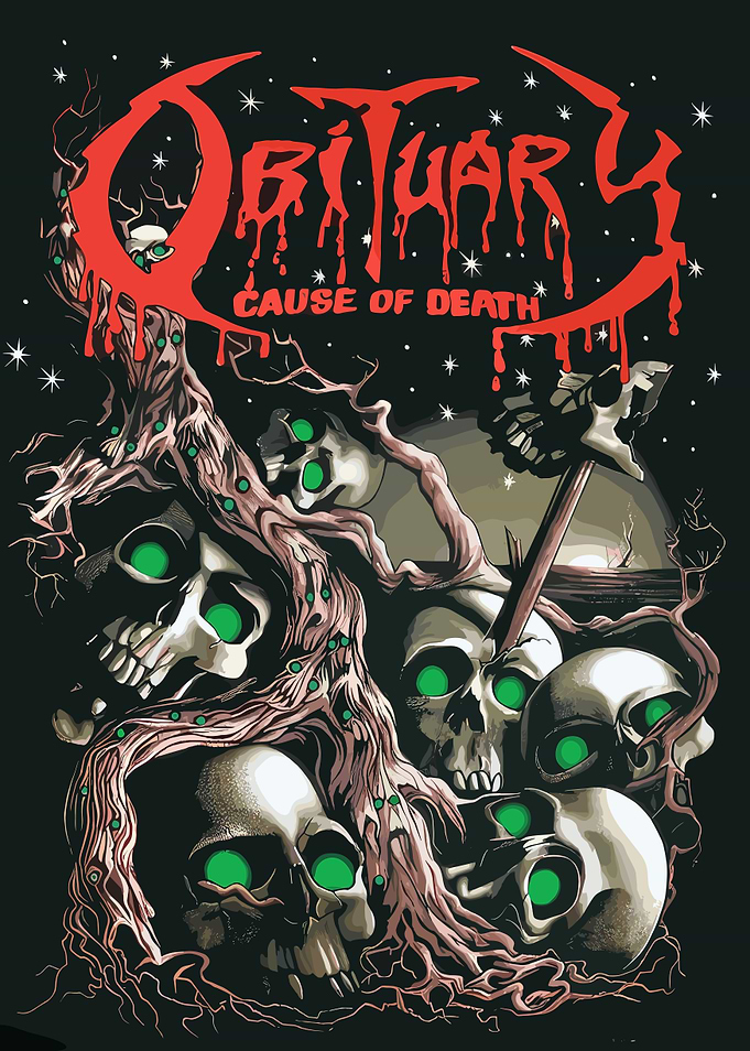 Obituary Cause of Death Album Art