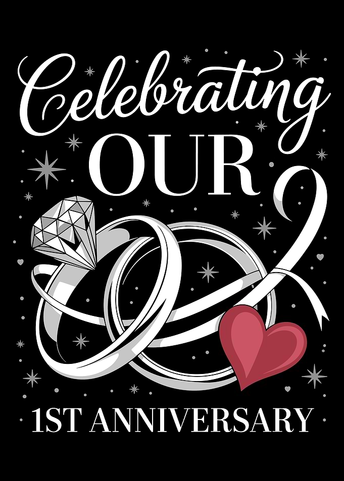 Celebrating Our 1st Anniversary Love & Rings
