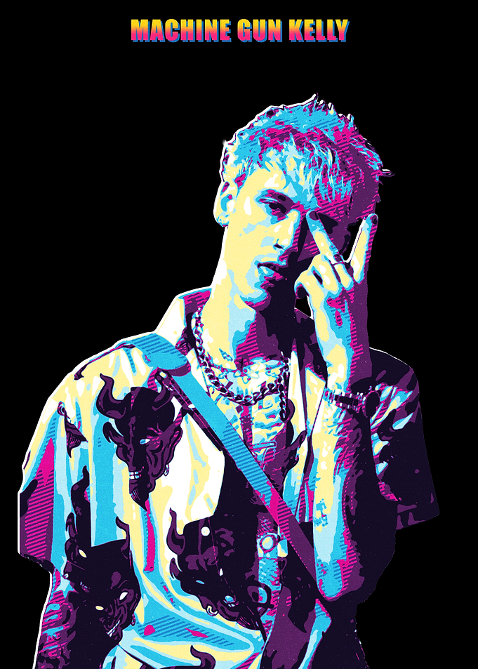 Machine Gun Kelly Pop Art