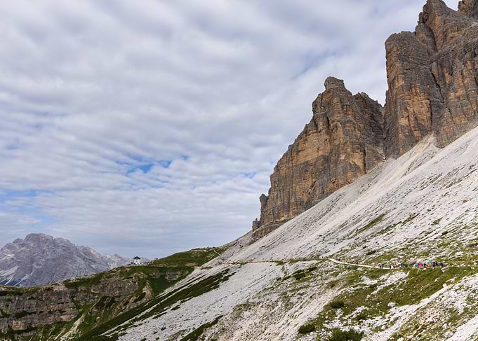 Tre Cime di Lavaredo Mountain View