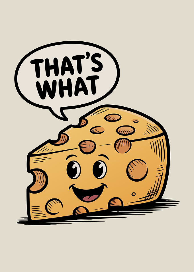 That's What Cheese Said Cheddar Pun