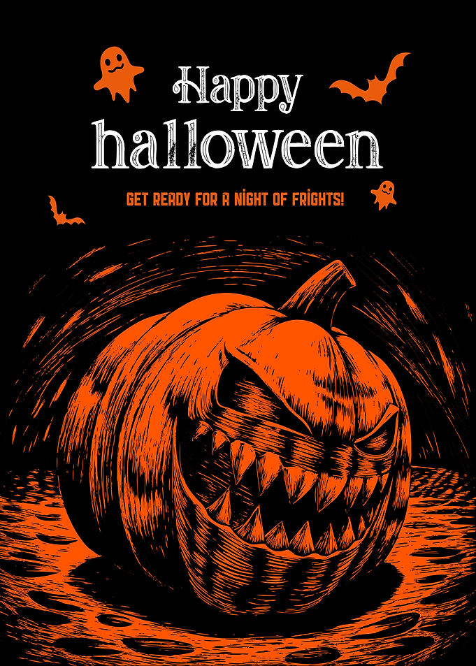 Happy Halloween Pumpkin Frights