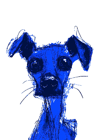 Blue Dog Sketch