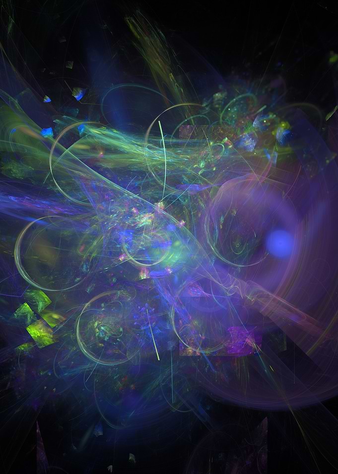 Abstract Nebula of Light and Color