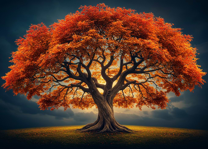 Majestic Autumn Tree
