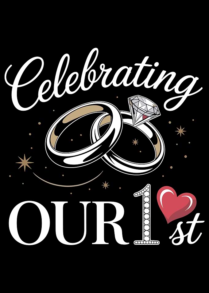 First Anniversary Love Forever