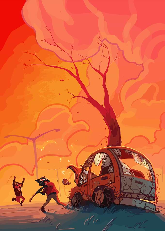 Post-Apocalyptic Car Smash