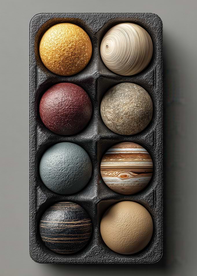 Planets in a Tray