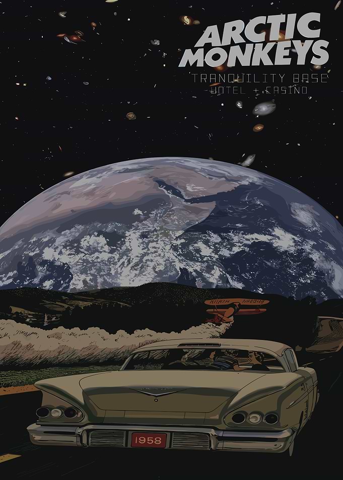 Arctic Monkeys Tranquility Base Album Cover