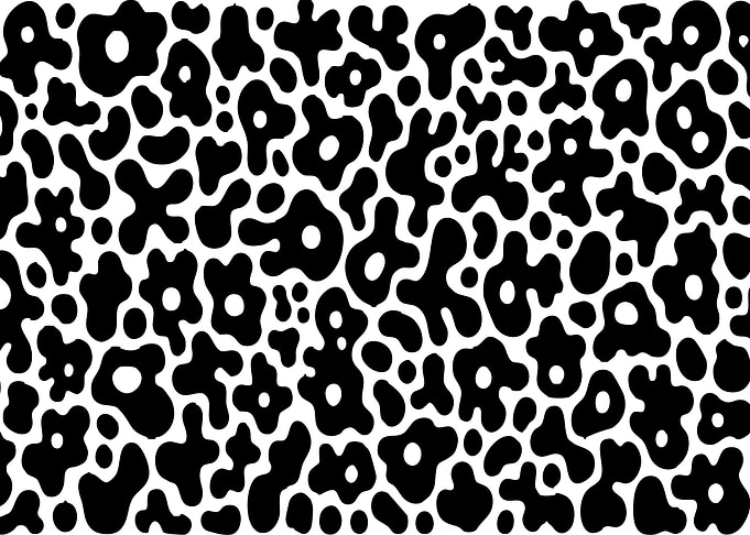 Abstract Black and White Pattern