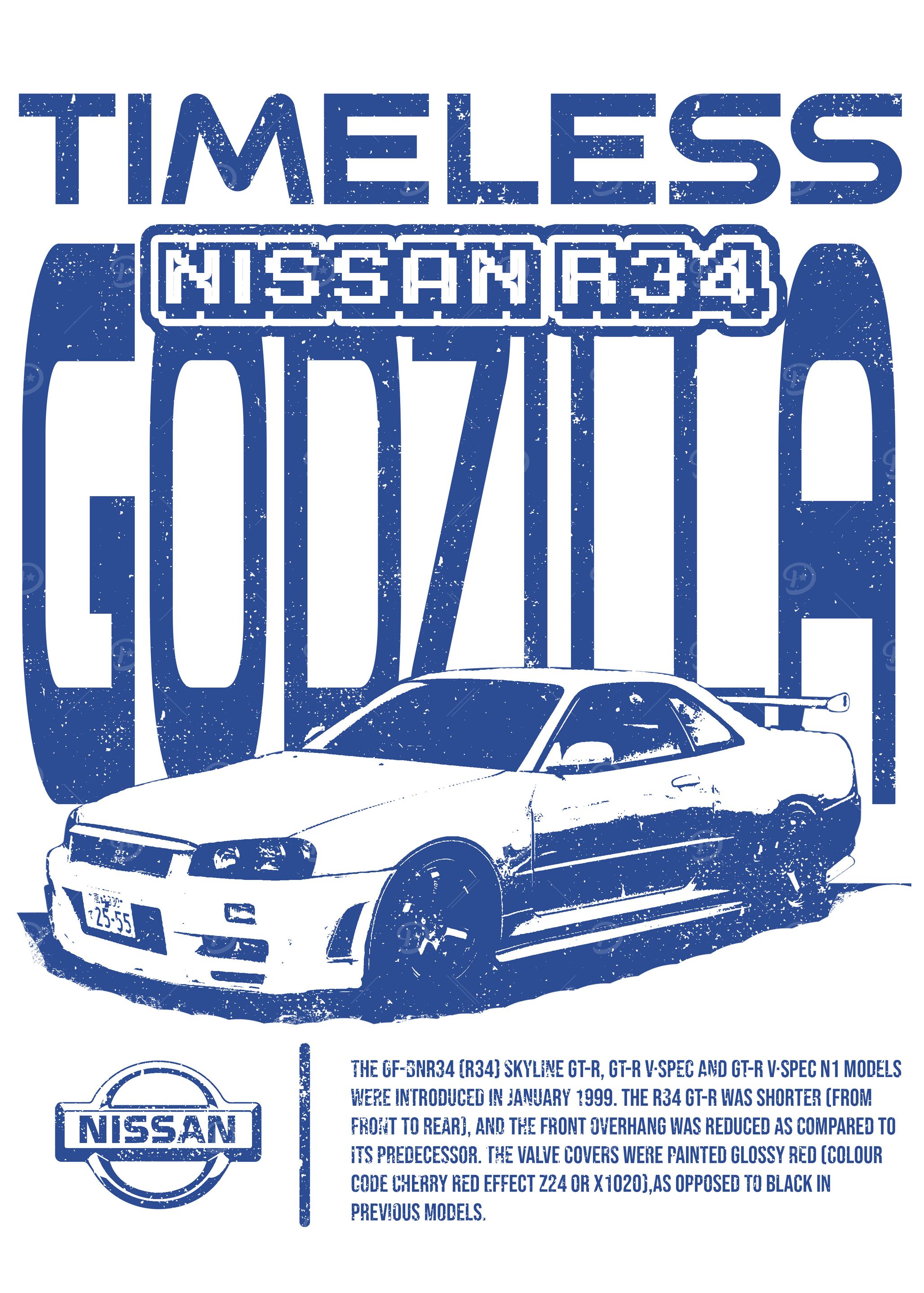 Timeless Nissan R34 Godzilla