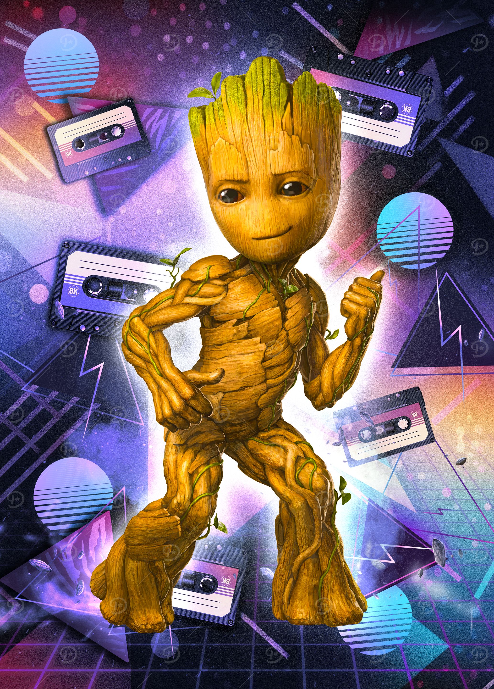 Baby groot Posters Online - Shop Unique Metal Prints, Pictures