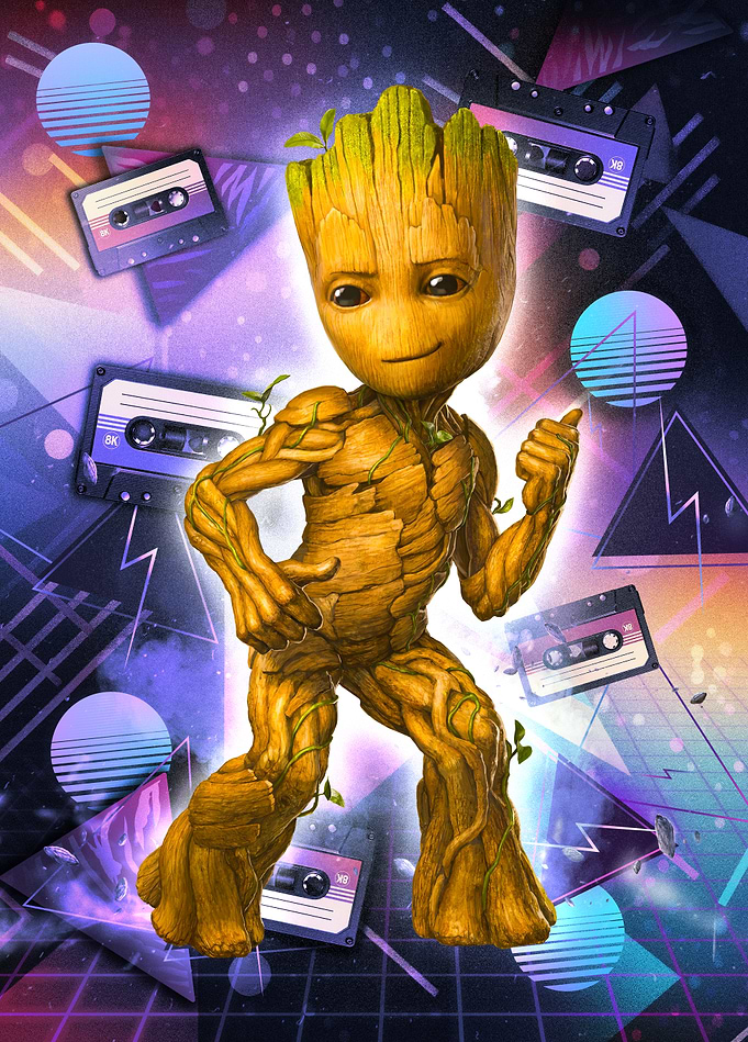 Dancing Groot
