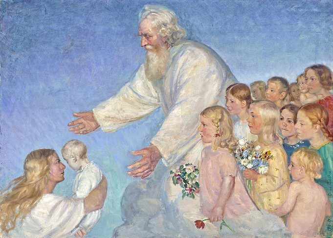 Elijah's Ascension by Hugo Simberg