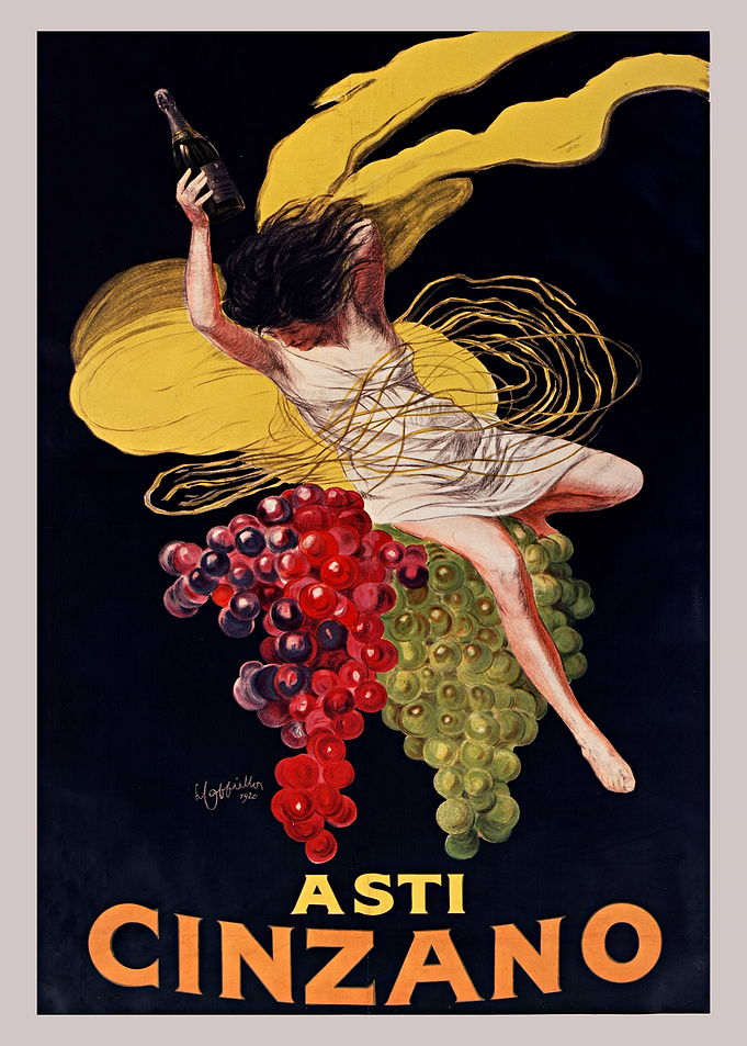 Asti Cinzano 1920 Vintage Poster, Leonetto Cappiello
