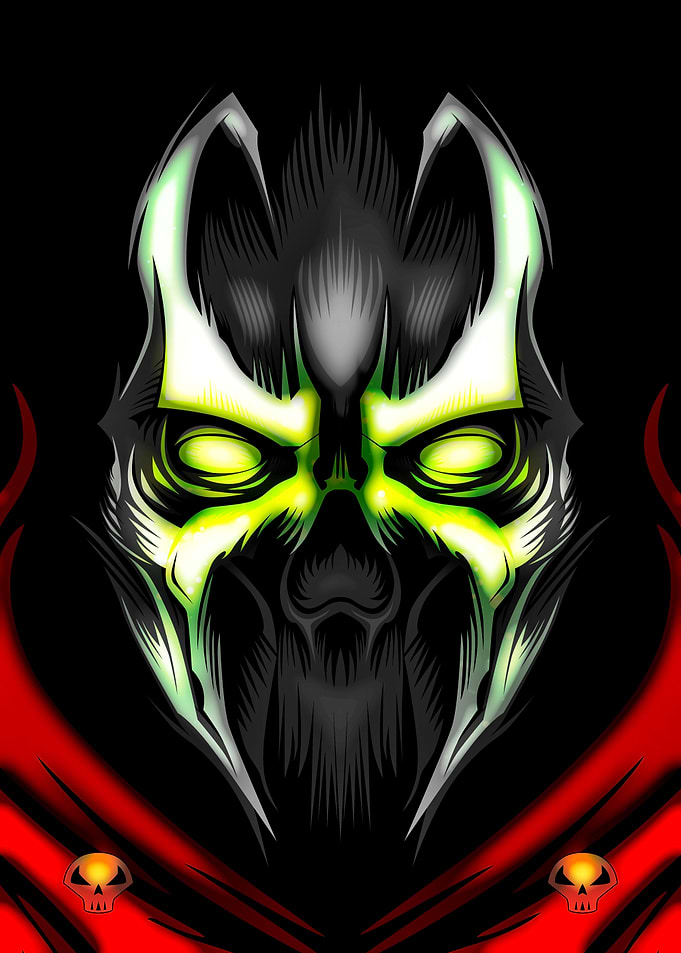 Spawn Mask Digital Art