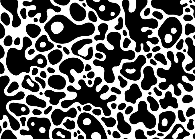 Black and White Abstract Pattern