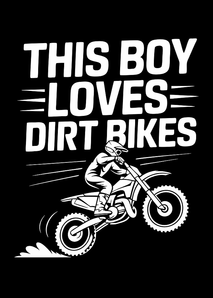 This Boy Loves Dirt Bikes Motocross Motorcycle