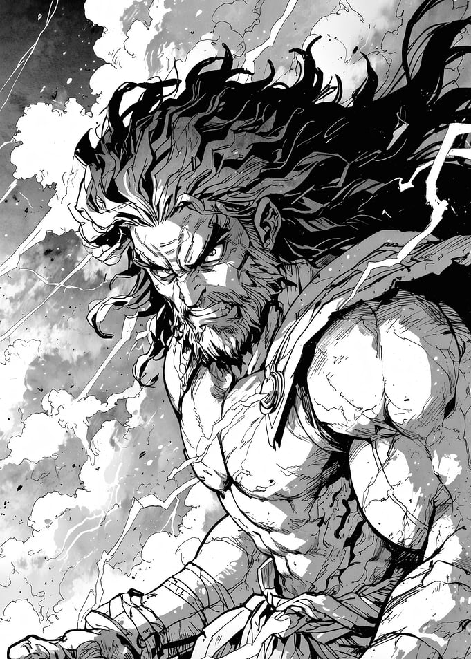 Zeus in Black and White - Olympus Collection