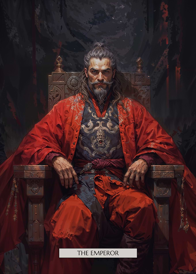 The Emperor – Darkness Series Tarot