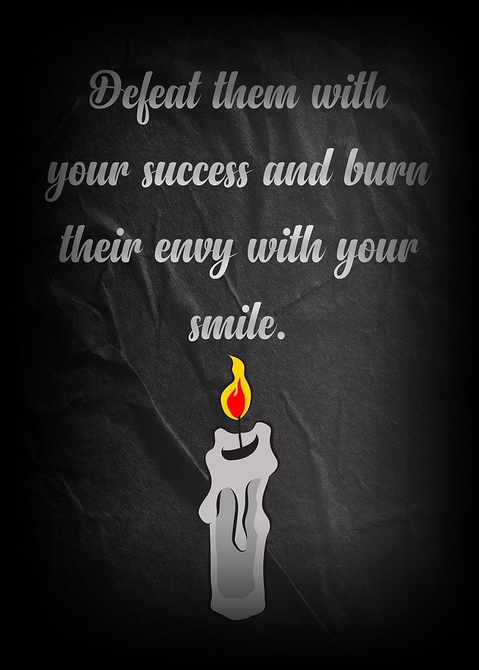 Success and Envy Inspirational Quote
