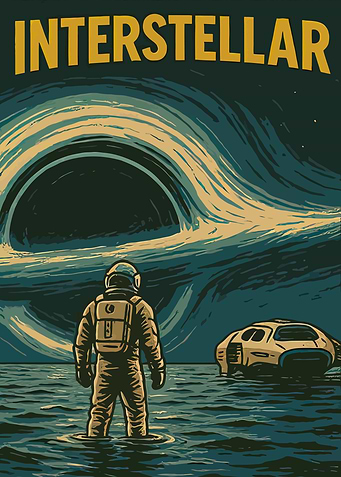 Interstellar Movie Poster Art