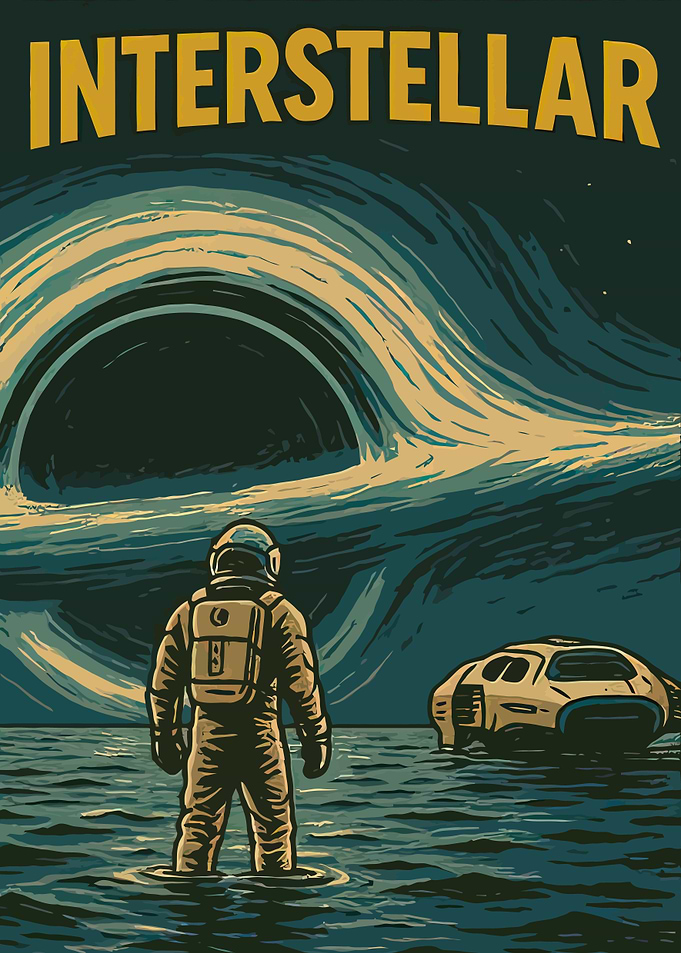 Interstellar Movie Poster Art