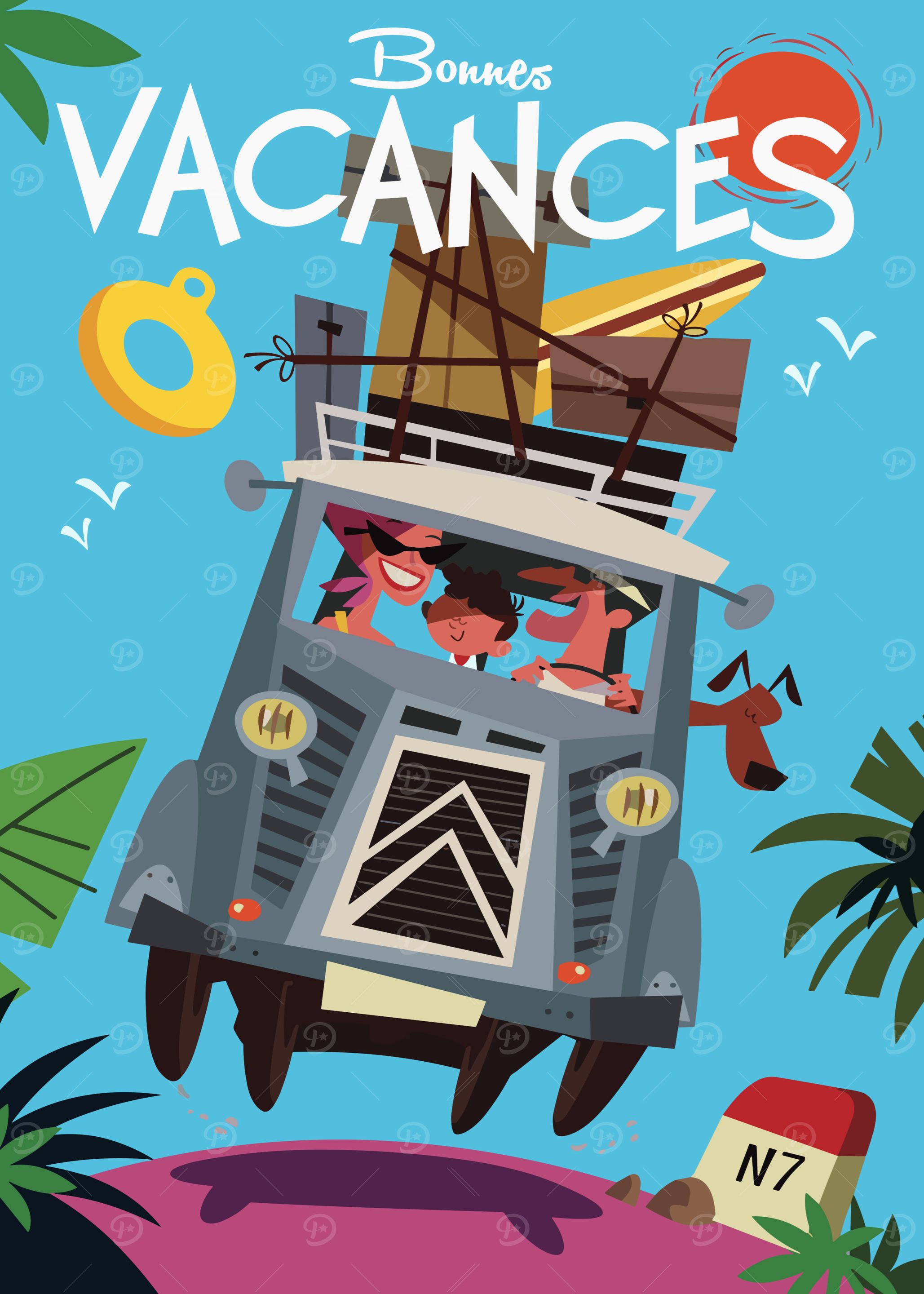 Bonnes Vacances Family Road Trip