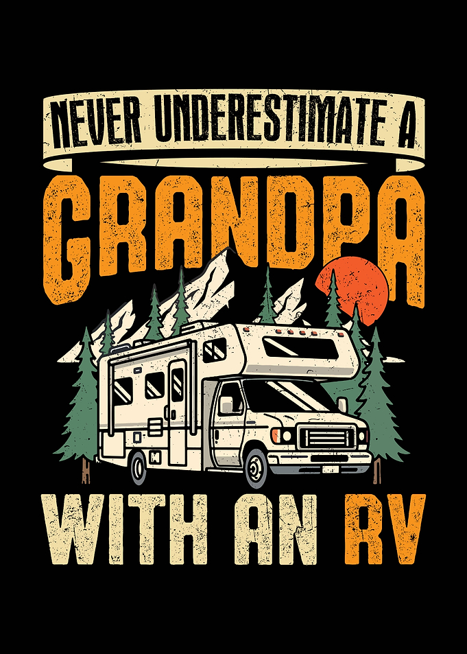 Grandpa with an RV