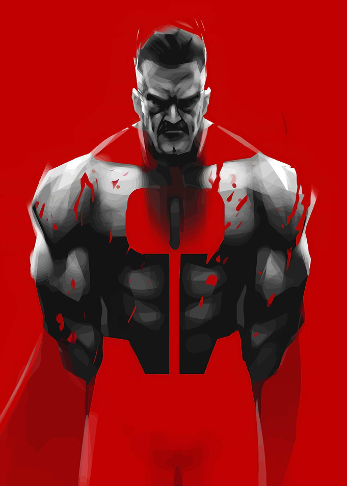 Omni-Man Digital Art