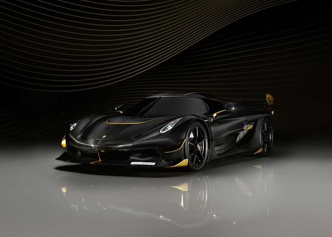 Black and Gold Koenigsegg Jesko Absolut