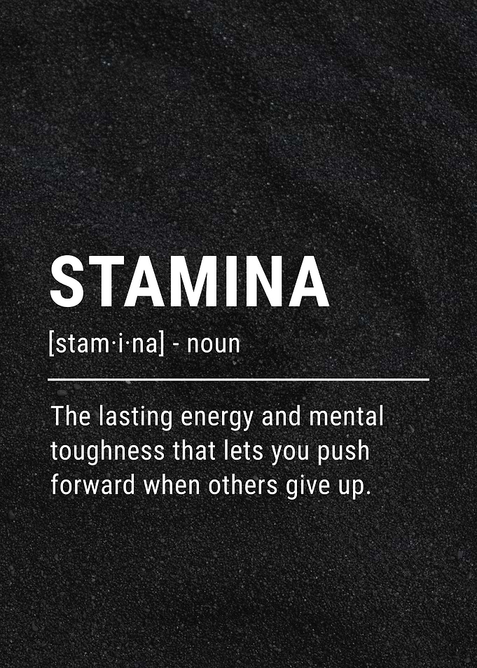 Stamina Motivational Definition