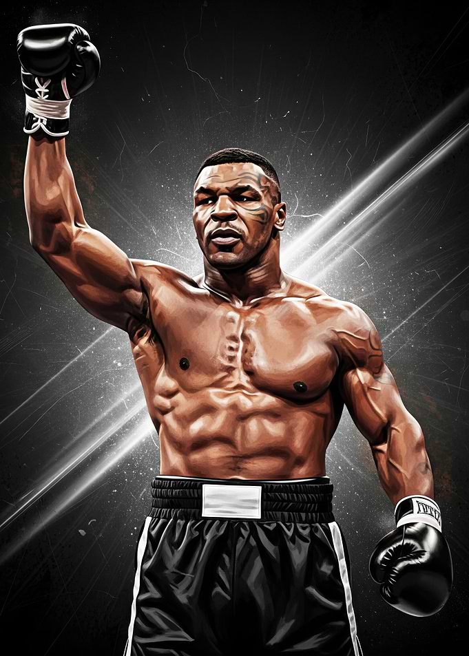 Mike Tyson Victory Portrait