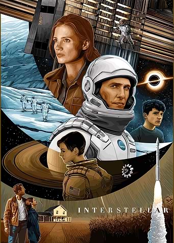 Interstellar Movie Poster Art