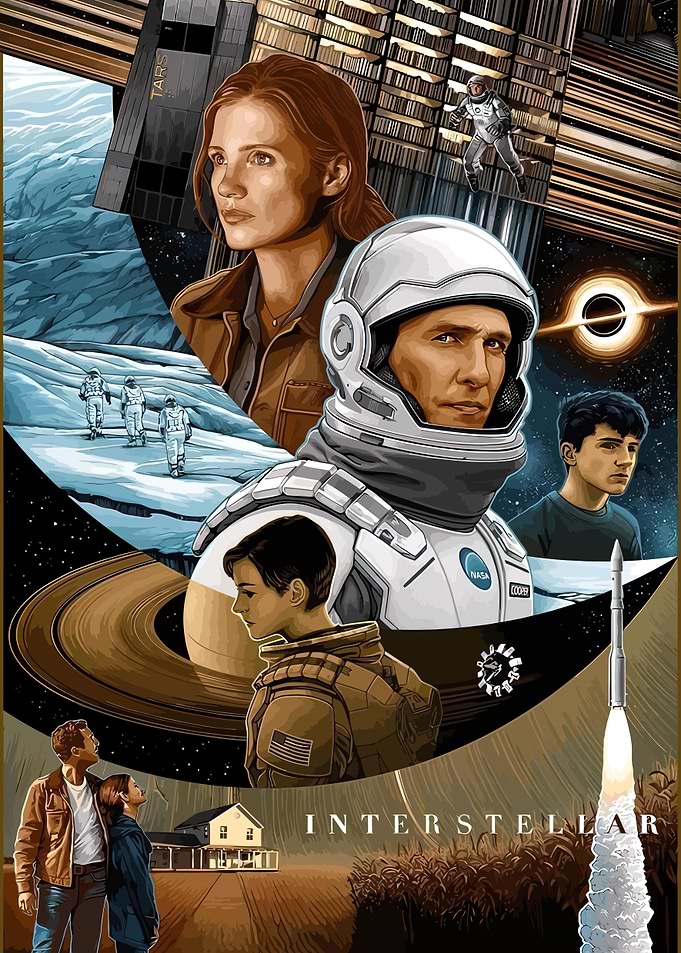 Interstellar Movie Poster Art