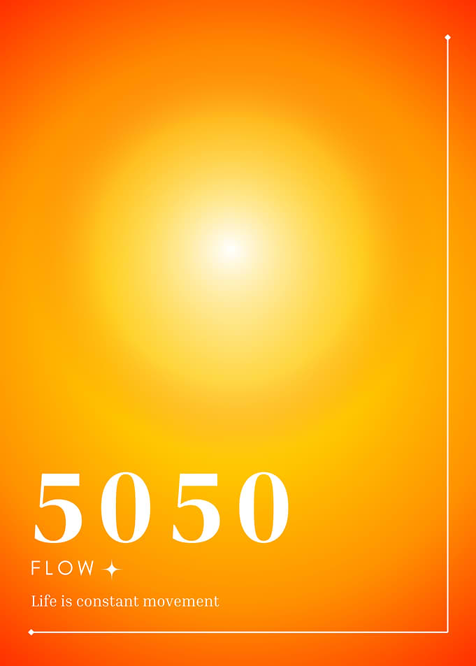 5050 Flow Angel numbers aura
