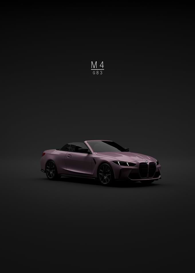 BMW M4 Convertible 2025 G83 Velvet Front