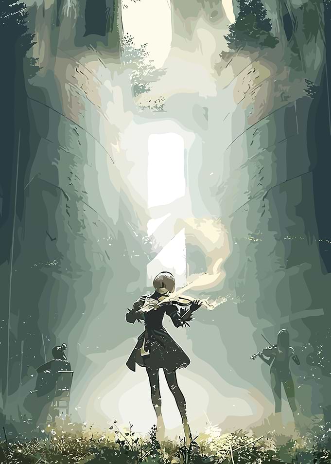 Nier Automata 2B Violin Performance