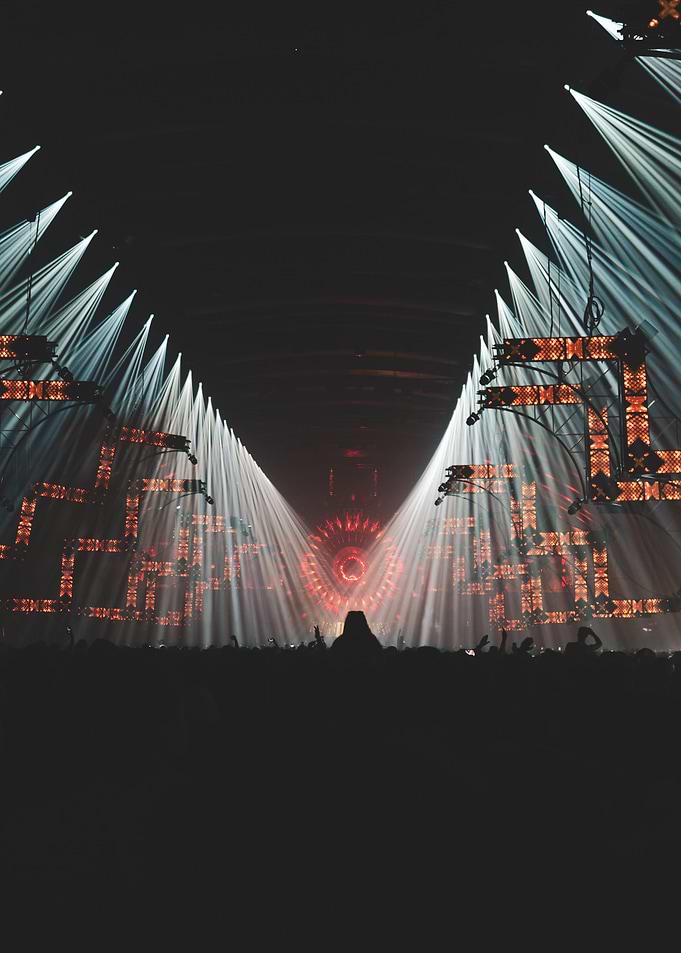 Beams and Crowd at Defqon.1 Festival 2025