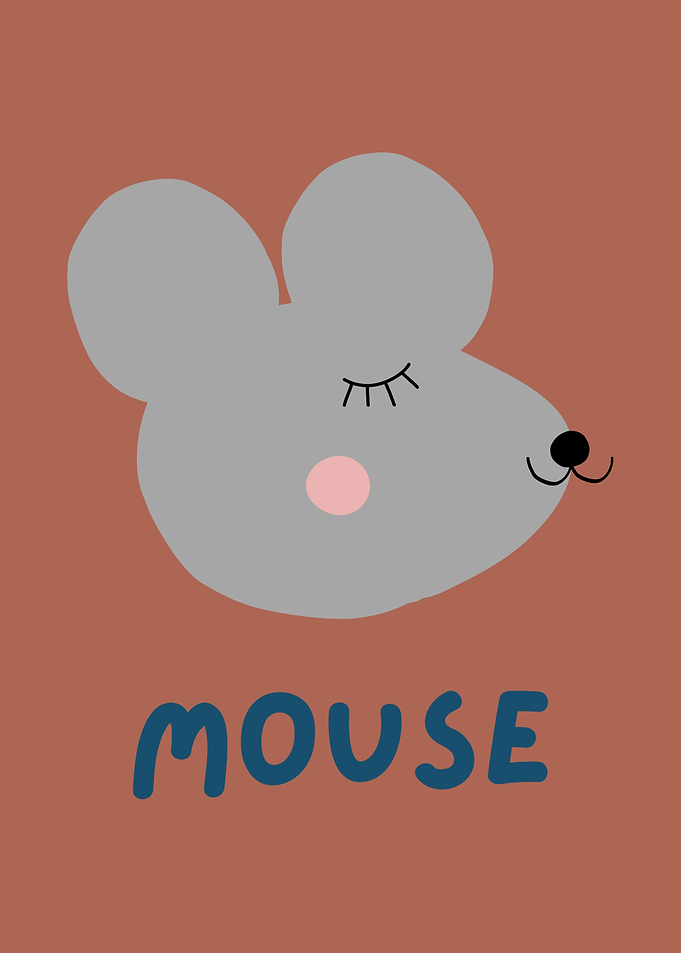 Cute Mouse Illustration
