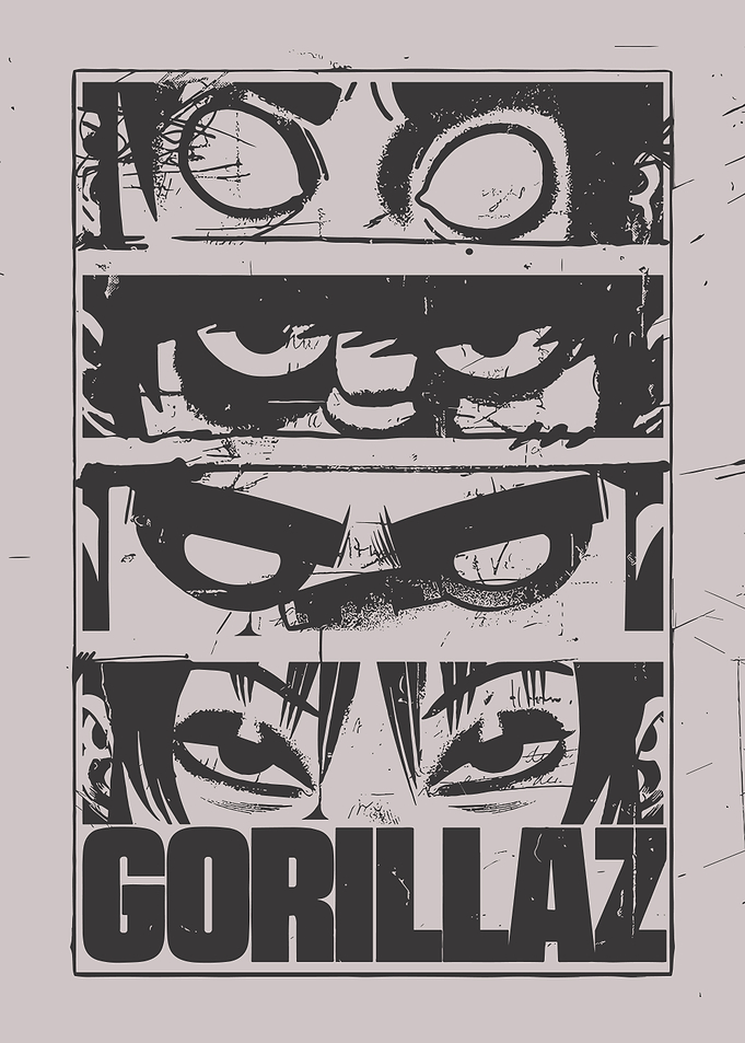 Gorillaz Eyes Band Rock Music