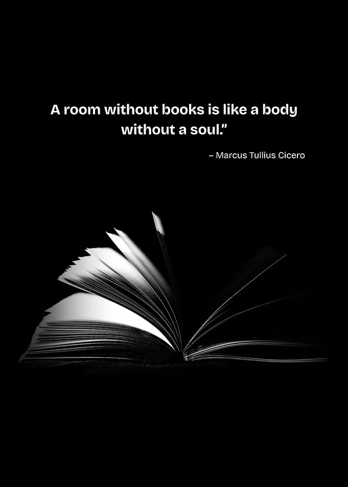 Book Motivational Quote by Marcus Tullius Cicero