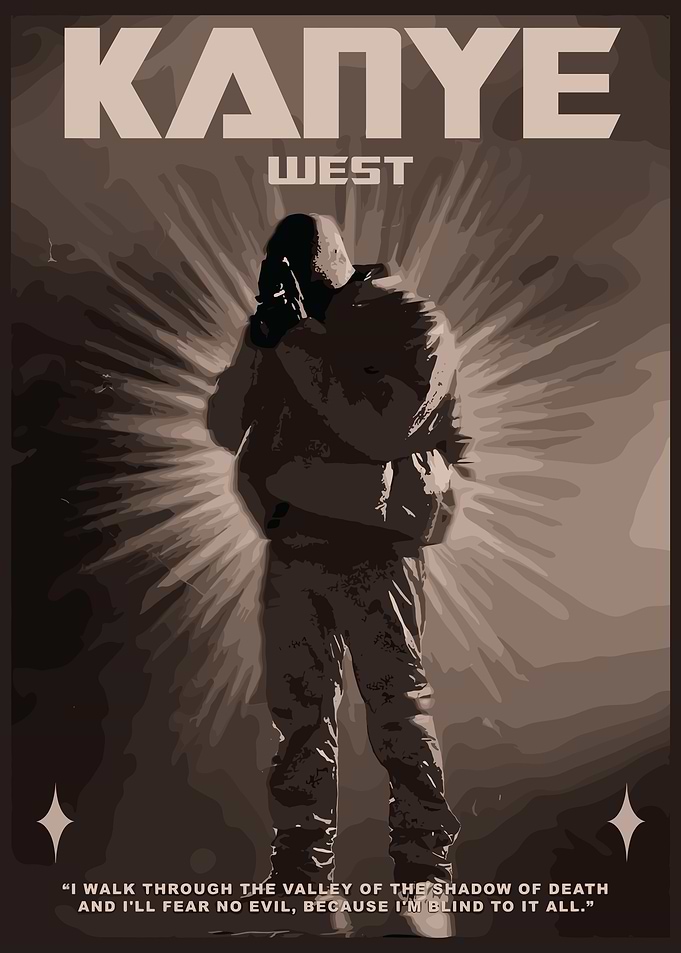 Kanye West Poster Art