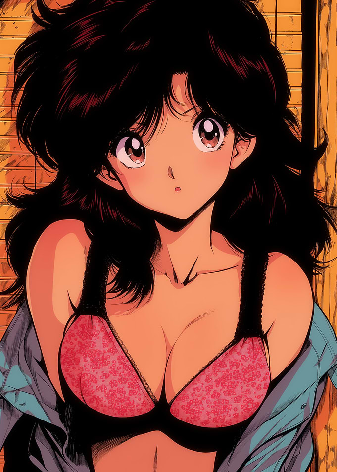 Anime Girl in Lingerie