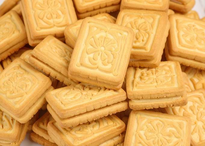 Pile of Square Sandwich Cookies